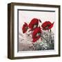 Bouquet de Coquelicots II-Olivier Tramoni-Framed Art Print