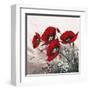 Bouquet de Coquelicots II-Olivier Tramoni-Framed Art Print