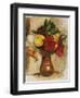 Bouquet de Fleurs au Pichet de Terre-Pierre-Auguste Renoir-Framed Giclee Print