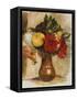 Bouquet de Fleurs au Pichet de Terre-Pierre-Auguste Renoir-Framed Stretched Canvas