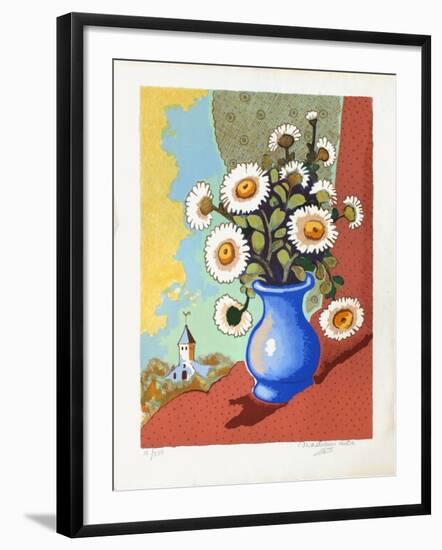 Bouquet De Fleurs-Madeleine Luka-Framed Limited Edition