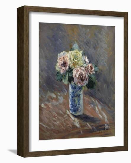 Bouquet de fleurs-Gustave Caillebotte-Framed Giclee Print