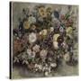 Bouquet de fleurs-Eugene Delacroix-Stretched Canvas