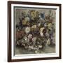 Bouquet de fleurs-Eugene Delacroix-Framed Giclee Print