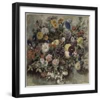 Bouquet de fleurs-Eugene Delacroix-Framed Giclee Print