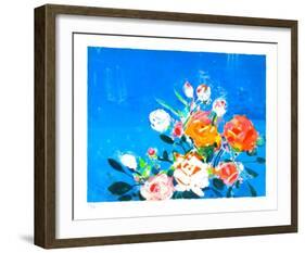 Bouquet de roses I-Gilles Gorriti-Framed Limited Edition