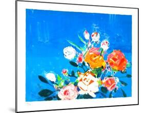 Bouquet de roses I-Gilles Gorriti-Mounted Limited Edition