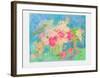 Bouquet de Roses II-Michele Gour-Framed Limited Edition