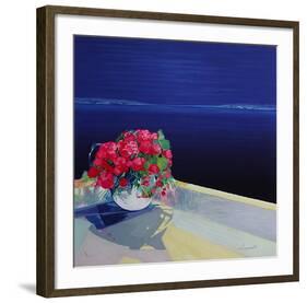 Bouquet De Roses-Claude Hemeret-Framed Limited Edition