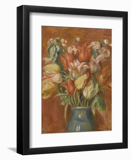 Bouquet de tulipes-Pierre-Auguste Renoir-Framed Giclee Print