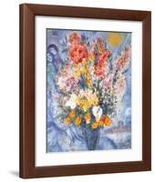 Bouquet des Fleurs-Marc Chagall-Framed Art Print
