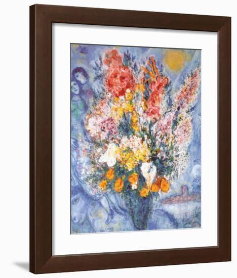 Bouquet des Fleurs-Marc Chagall-Framed Art Print