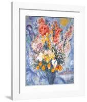 Bouquet des Fleurs-Marc Chagall-Framed Art Print