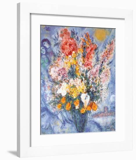 Bouquet des Fleurs-Marc Chagall-Framed Art Print