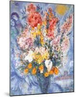 Bouquet des Fleurs-Marc Chagall-Mounted Art Print