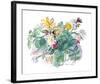 Bouquet des fleurs-Raoul Dufy-Framed Giclee Print