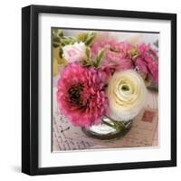 Bouquet et Cartes-Catherine Beyler-Framed Art Print