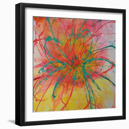 Bouquet II-Caroline Ashwood-Framed Giclee Print