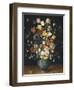 Bouquet in a Blue Vase-Jan Brueghel the Elder-Framed Art Print