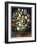 Bouquet in a Clay Vase-Jan Brueghel the Elder-Framed Art Print