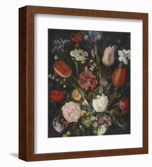 Bouquet In A Glass Vase-Pieter Bruegel the Elder-Framed Giclee Print