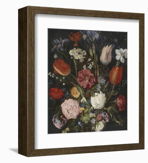 Bouquet In A Glass Vase-Pieter Bruegel the Elder-Framed Giclee Print