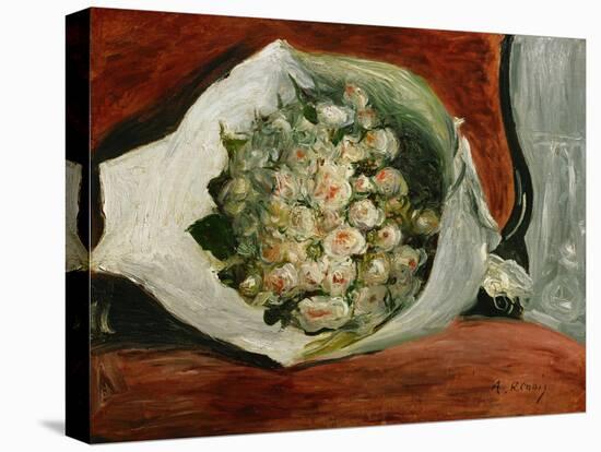 Bouquet in a Loge-Pierre-Auguste Renoir-Stretched Canvas