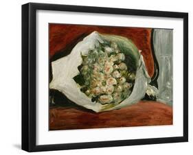 Bouquet in a Loge-Pierre-Auguste Renoir-Framed Giclee Print