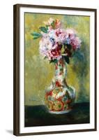 Bouquet in a Vase-Pierre-Auguste Renoir-Framed Giclee Print