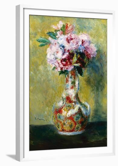 Bouquet in a Vase-Pierre-Auguste Renoir-Framed Giclee Print