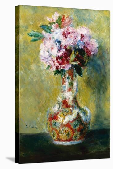 Bouquet in a Vase-Pierre-Auguste Renoir-Stretched Canvas