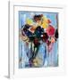 Bouquet in Blue-Hooshang Khorasani-Framed Art Print