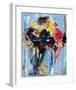 Bouquet in Blue-Hooshang Khorasani-Framed Art Print