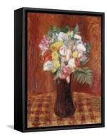 Bouquet in Purple Vase-William James Glackens-Framed Stretched Canvas