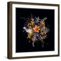 Bouquet IV, 2019 (mixed media on canvas)-Teis Albers-Framed Giclee Print