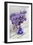 Bouquet, Lilac, Blossoms, Mauve, Violet, Vase, Spring, Heart-Andrea Haase-Framed Photographic Print