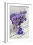 Bouquet, Lilac, Blossoms, Mauve, Violet, Vase, Spring, Heart-Andrea Haase-Framed Photographic Print