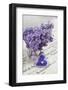 Bouquet, Lilac, Blossoms, Mauve, Violet, Vase, Spring, Heart-Andrea Haase-Framed Photographic Print