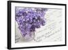 Bouquet, Lilac, Flowers, Purple, Violet, Vase, Spring-Andrea Haase-Framed Photographic Print