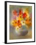 Bouquet Nasturtiums-Skarlett-Framed Giclee Print