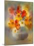 Bouquet Nasturtiums-Skarlett-Mounted Giclee Print