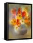 Bouquet Nasturtiums-Skarlett-Framed Stretched Canvas