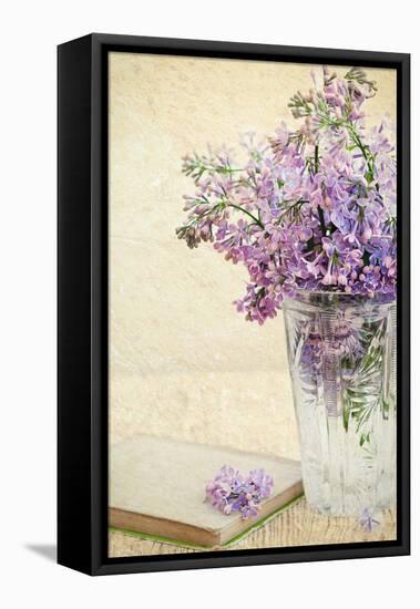 Bouquet of a Lilac-Es75-Framed Stretched Canvas