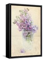 Bouquet of a Lilac-Es75-Framed Stretched Canvas