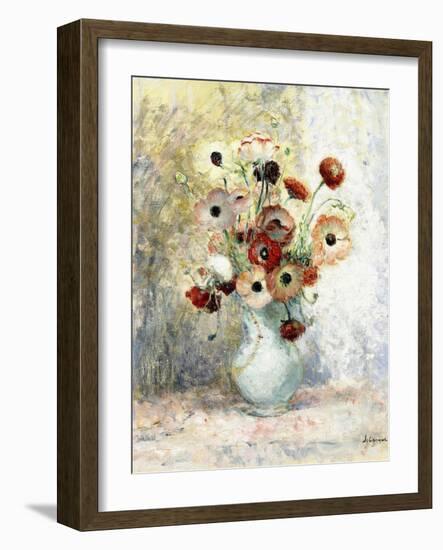 Bouquet of Anemones-Henri Lebasque-Framed Giclee Print