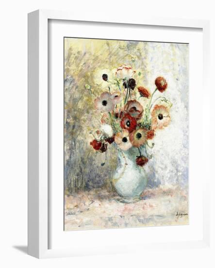 Bouquet of Anemones-Henri Lebasque-Framed Giclee Print