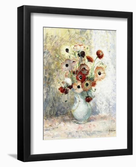 Bouquet of Anemones-Henri Lebasque-Framed Giclee Print