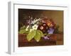 Bouquet of Apple and Cherry Blossoms, and Primula-Johan Laurentz Jensen-Framed Giclee Print