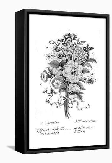 Bouquet of Assorted Flowers-null-Framed Stretched Canvas