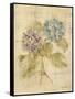 Bouquet of Blue Hydrangea-Cheri Blum-Framed Stretched Canvas